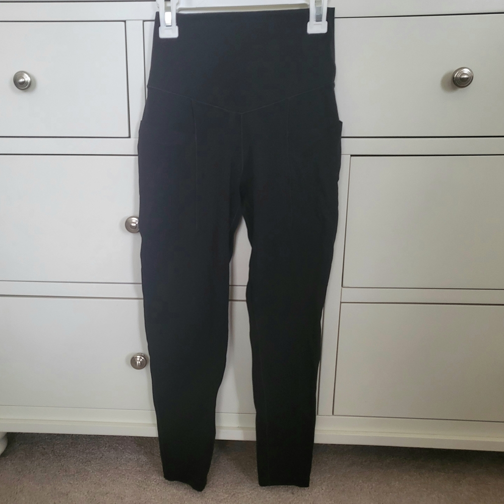 Offline By Aerie Black 7/8 High-Rise Leggings NEW Women SP CH